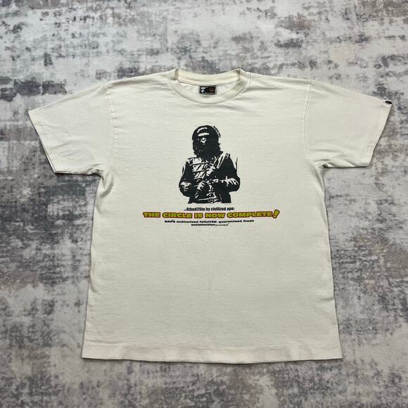 Authentic Bape 2000's The Circle Is Now Complete Tee L - Picture 1 of 6